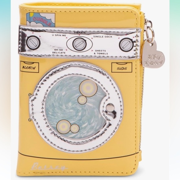 Betsey Johnson Handbags - Yellow Washing Machine Wallet